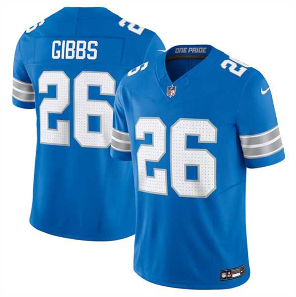 Men & Women & Youth Detroit Lions #26 Jahmyr Gibbs Blue 2024 F.U.S.E. Vapor Limited Stitched Jersey->detroit lions->NFL Jersey